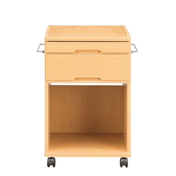 床頭台(IM-001L ミニ冷蔵庫収納 NA) 2枚目画像