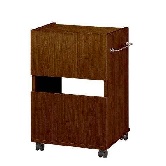 床頭台(IM-001L ミニ冷蔵庫収納 MBR) 4枚目画像