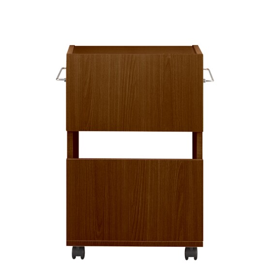 床頭台(IM-001L ミニ冷蔵庫収納 MBR) 5枚目画像