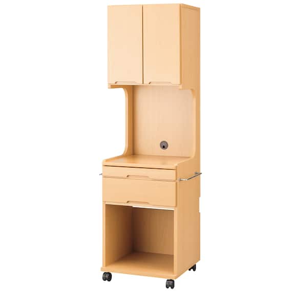 床頭台(IM-001H ミニ冷蔵庫収納 NA) 1枚目画像