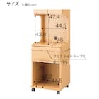 床頭台(IM-001H ミニ冷蔵庫収納 NA) 13枚目画像