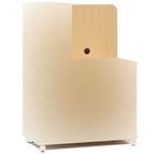 床頭台(IM-002 ロッカーチェスト NA バックパネル付き) 3枚目画像