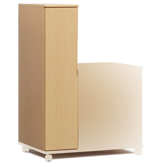 床頭台(IM-002 ロッカーチェスト NA) 2枚目画像