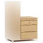 床頭台(IM-002 ロッカーチェスト NA) 3枚目画像