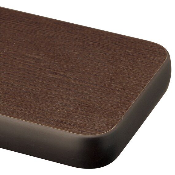 福祉テーブル(NT-FMD1212Q DBR 高さ固定脚/車椅子対応アジャスター) 2枚目画像