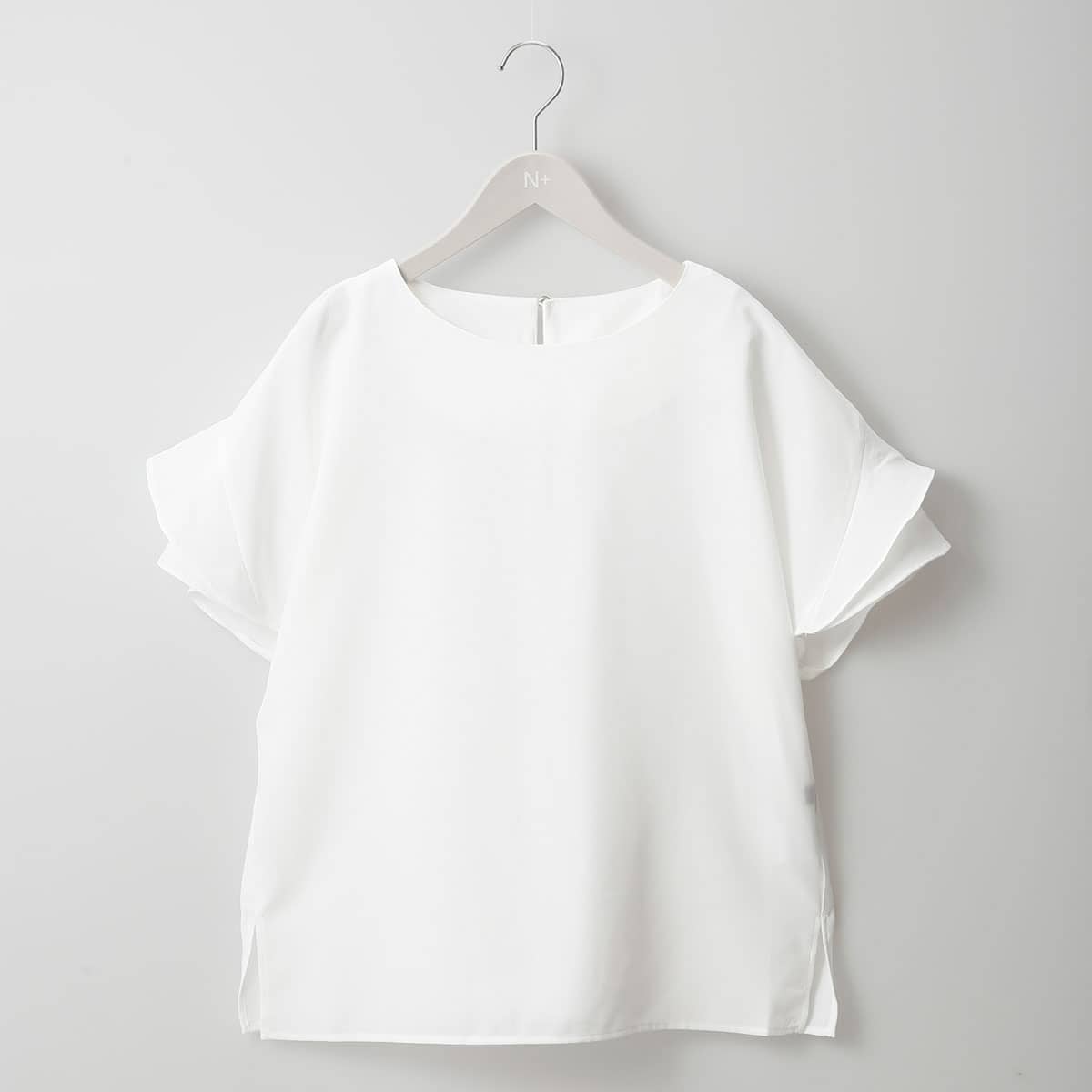 麻調フリル袖ブラウス通販 | ニトリネット【公式】 家具・インテリア通販