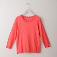 【N+商品】スカラップニットプルオーバー　(79006)