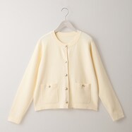 【N+商品】ニットノーカラージャケット　(19007)