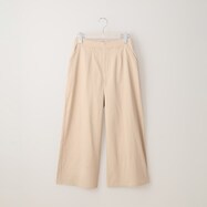 【N+商品】麻混すっきりストレッチセミワイドパンツ　(29035)
