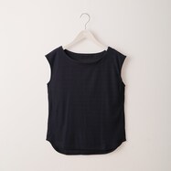 【N+商品】サイドマチ細リブフレンチタンクトップ　(69027)
