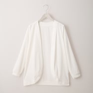 細リブラウンドカーディガン (89009)