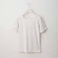 【N+商品】ボーダーボートネックプルオーバー　(69040)