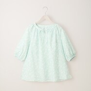 【N+商品】単色小花柄スパンローンブラウス　(59056)