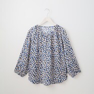 ハート柄ギャザー襟ブラウス　(50001)