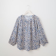 ハート柄ギャザー襟ブラウス (50001)