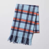 ふんわりタッチチェックストール (90003)