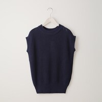 【N+商品】麻混ニットプルオーバー　Lサイズ　(79017)