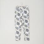 グレイッシュリーフ柄プリントレギンスパンツ　(20004) 1枚目画像