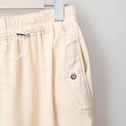 ウエストドロストサテンイージーワイドパンツ (20030) 4枚目画像