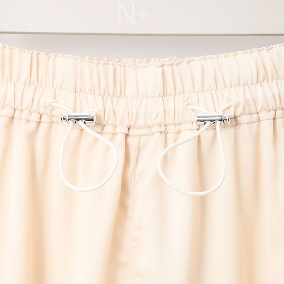 ウエストドロストサテンイージーワイドパンツ　(20030) 5枚目画像