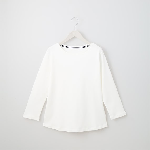 抗菌防臭スムースボートネックTシャツ (60009) 1枚目画像