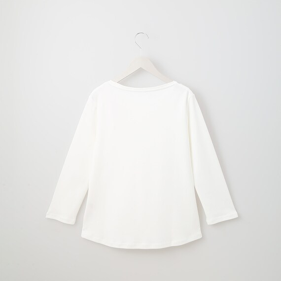 抗菌防臭スムースボートネックＴシャツ　(60009) 2枚目画像