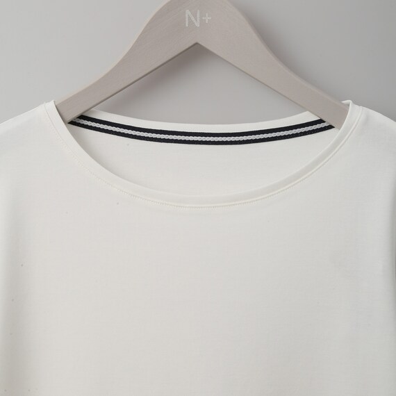 抗菌防臭スムースボートネックＴシャツ　(60009) 4枚目画像