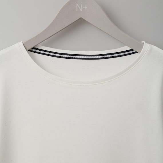 抗菌防臭スムースボートネックTシャツ (60009) 4枚目画像