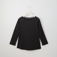 抗菌防臭スムースボートネックＴシャツ