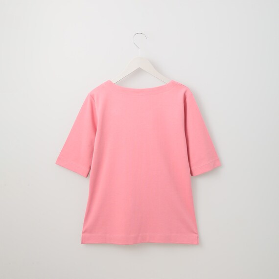 抗菌防臭スムースアサＶネックＴシャツ　(60012) 2枚目画像