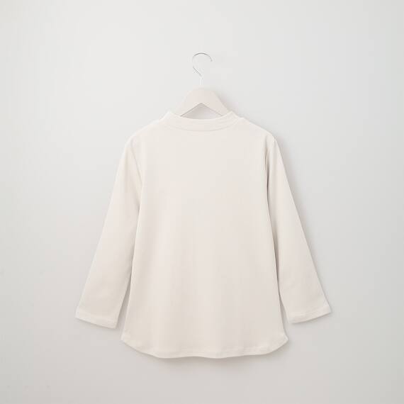 抗菌防臭スムースモックネックＴシャツ　(60014) 2枚目画像