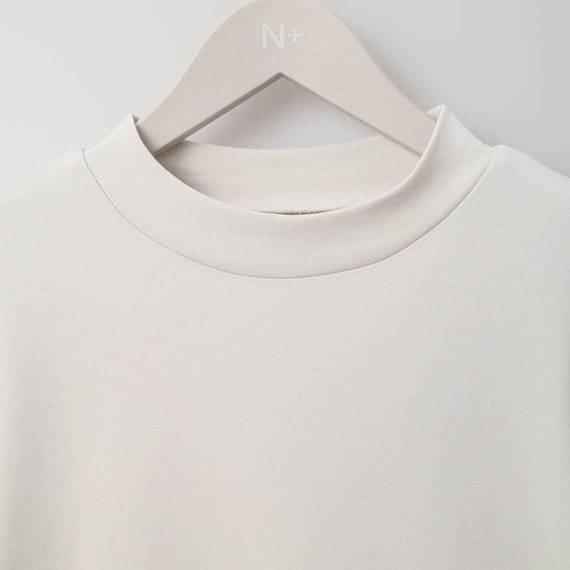 抗菌防臭スムースモックネックTシャツ (60014) 4枚目画像