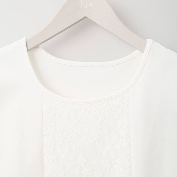 抗菌防臭スムースレース付きタンクトップ (60016) 4枚目画像