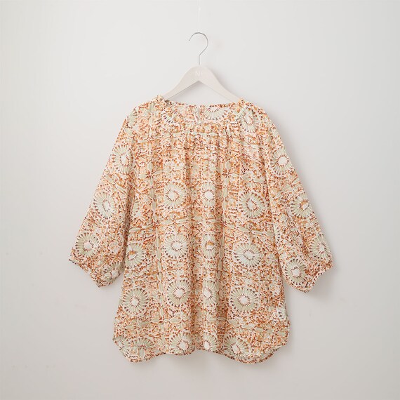 エスニックフラワーチュニックブラウス(50004) 1枚目画像