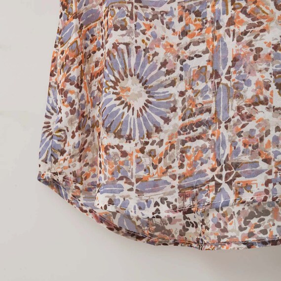 エスニックフラワーチュニックブラウス(50004) 5枚目画像