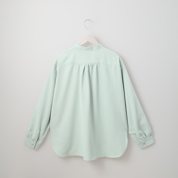 吸水速乾UVカットバンドカラーシャツ (50007) 2枚目画像