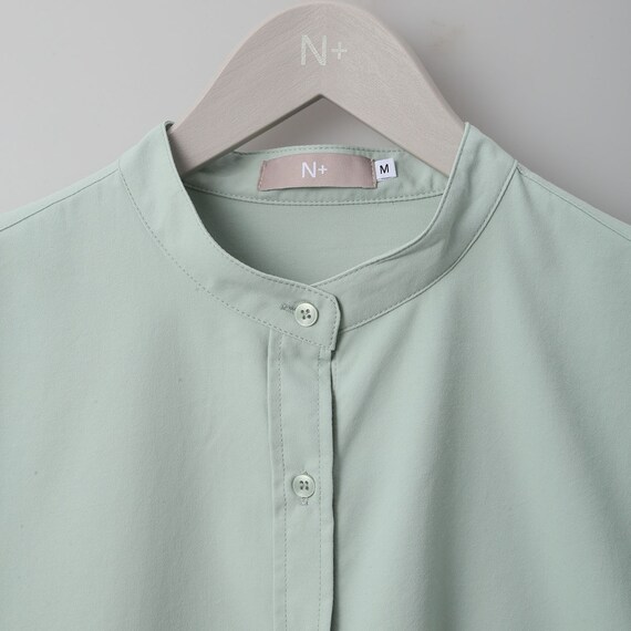 吸水速乾ＵＶカットバンドカラーシャツ　(50007) 6枚目画像