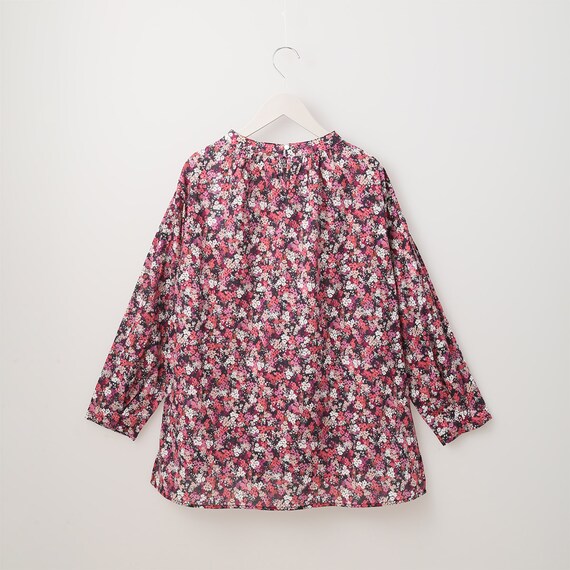 小花綿ローンブラウス(50005) 2枚目画像