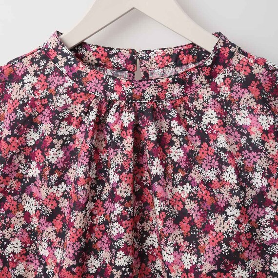 小花綿ローンブラウス(50005) 4枚目画像