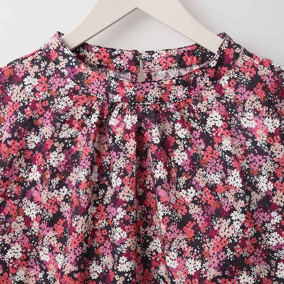 小花綿ローンブラウス(50005) 4枚目画像