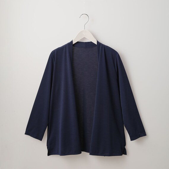 UVカットスラブカーディガンショート丈 S2 (80006) 1枚目画像