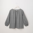 変形ヘリンボーンモノトーンプリントブラウス (50010) 2枚目画像