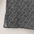 変形ヘリンボーンモノトーンプリントブラウス　(50010) 6枚目画像
