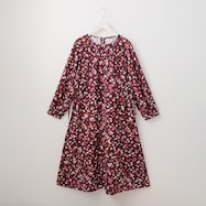 多色フラワープリントワンピース (40003)