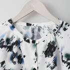 カスリ風プリントブラウス　(50008) 5枚目画像