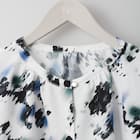 カスリ風プリントブラウス (50008) 5枚目画像