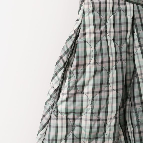 チェックキルティングスカート (30014) 4枚目画像