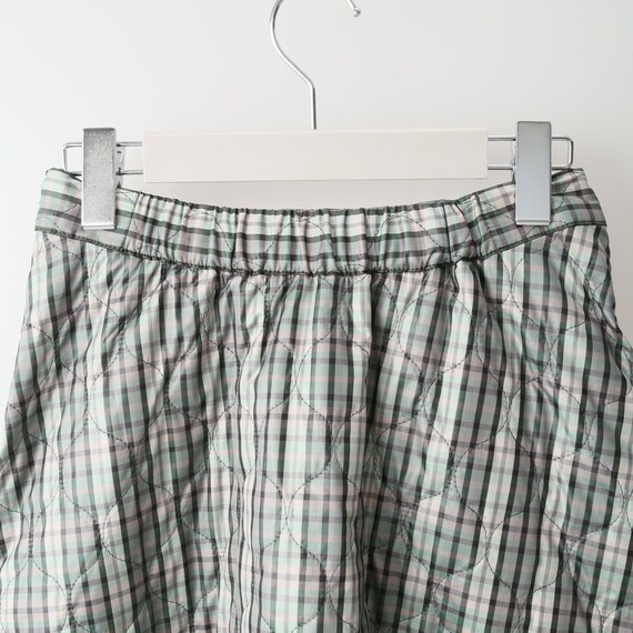 チェックキルティングスカート　(30014) 7枚目画像