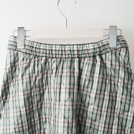 チェックキルティングスカート (30014) 7枚目画像