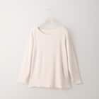 Nウォームあったかボートネックカットソー (60033) 1枚目画像